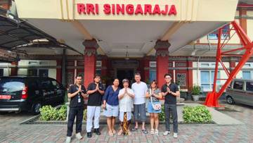 RRI Singaraja Jadi Inspirasi Turis Jepang Belajar Bahasa