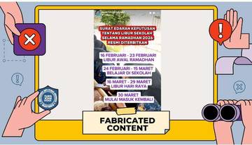 Hoaks: Surat Edaran Libur Sekolah Selama Ramadhan 2026