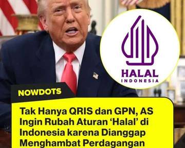 Klaim Amerika Serikat Ingin Hapus Sertifikasi Halal Indonesia