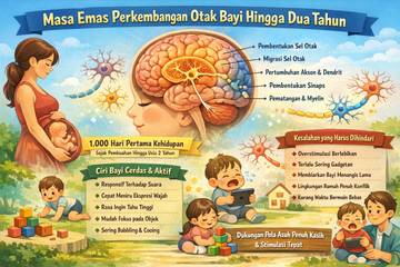 Masa Emas Perkembangan Otak Bayi Hingga Dua Tahun