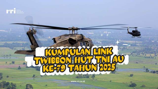 Kumpulan Link twibbon HUT TNI AU ke-79 Tahun 2025