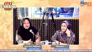 Pelaku UMKM Berbagi Inspirasi Melalui RRI