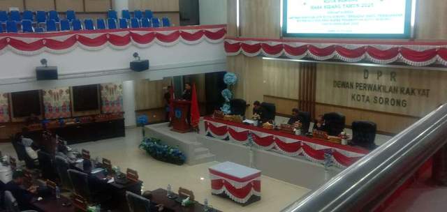 Ini Pesan DPRK Kota Sorong Dalam Sidang Banggar 