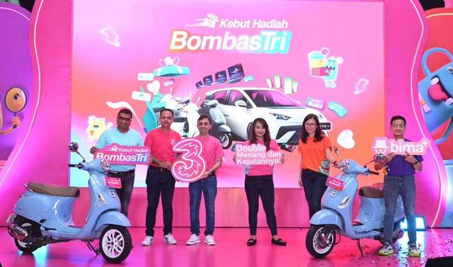 Tri Kembali Gelar Kebut Hadiah BombasTri