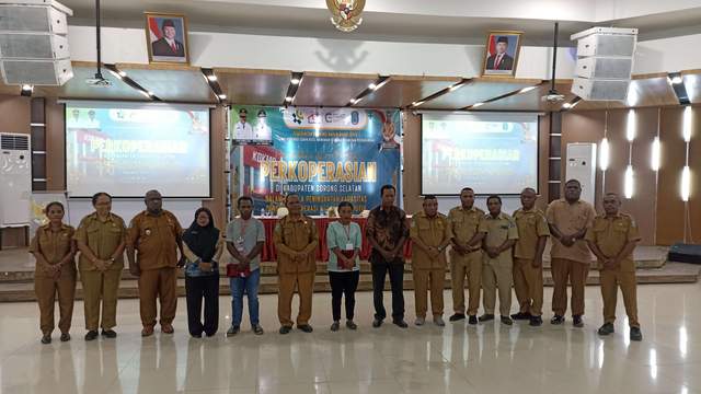 Disperindagkop PBD Tingkatkan SDM Pengurus Koperasi di Sorsel