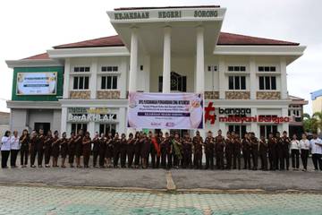 Kejari Sorong Canangkan Zona Integritas Tahun 2025