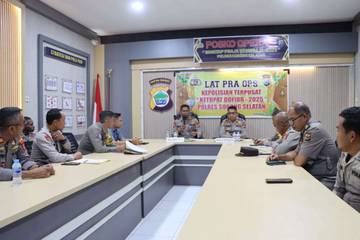 Polres Sorong Selatan Gelar Latpra Ops Ketupat Dofior 2025