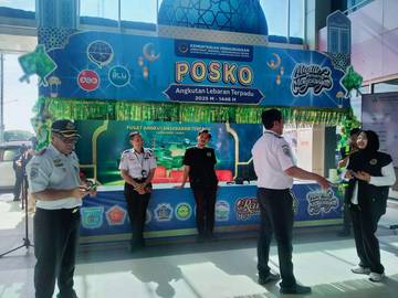 Posko Arus Mudik Lebaran di Bandara Deo Mulai Beroperasi
