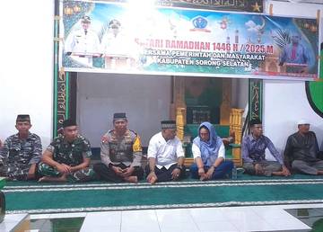 Kapolres Sorsel Hadiri Safari Ramadan Pemda di Kokoda