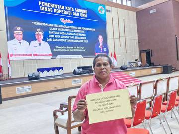 Sukacita Pelaku UKM Mendapat Bantuan Modal Usaha 