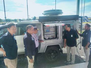 Mobil Monitoring Frekuensi di Bandara DEO Pantau Arus Mudik Lebaran 