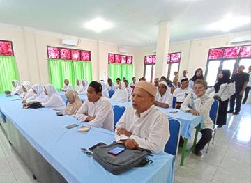Calon Jamaah Haji Sorong Selatan Mendapat Bimbingan Manasik