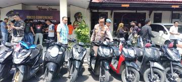 Enam Orang Kasus Curanmor Berhasil Diamankan dan Satu Pelaku Utama Masih DPO 