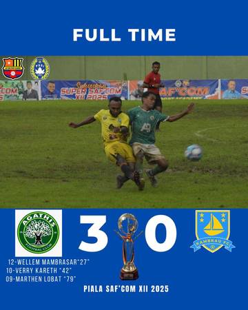 Agathis FC Raih Point Perdana Di Super Safcom