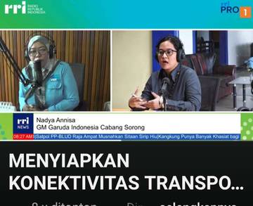 Dukungan Garuda Indonesia Dukung Pariwisata Papua Barat Daya