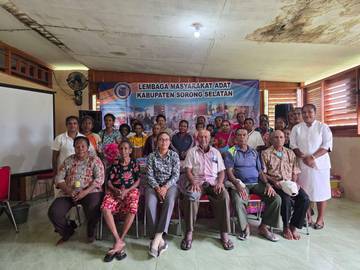 LMA Sorong Selatan Gandeng Puskesmas Teminabuan Sosialisasikan PKG