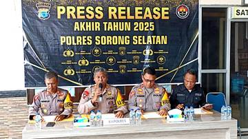 Polres Sorsel Catat Penurunan Kasus di Tahun 2025
