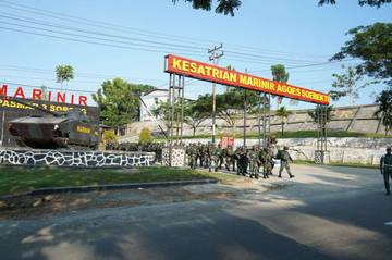 Apel Organik, Denmako Pasmar 3 Cek Kesiapan Prajurit