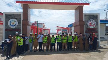 PPN Tual Tinjau Proyek Kampung Nelayan Raja Ampat