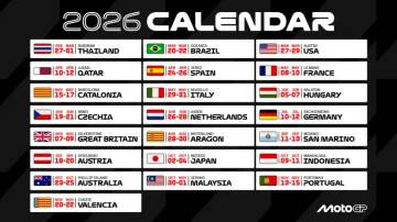 Kalender MotoGP 2026, Mandalika Kembali Tuan Rumah