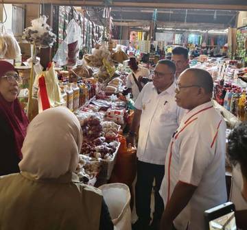 WaBup Sorsel Bersama Tim Pantau Ketersediaan Bapok