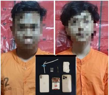 Ini Barang Bukti yang Disita dari Budak Sabu di Desa Kolor