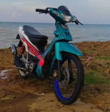 BB Sepeda Motor yang Dicuri di Desa Mantajun