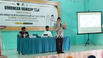 Kepala Kemenag Sumenep Ingatkan CJH Siapkan Fisik dan Mental