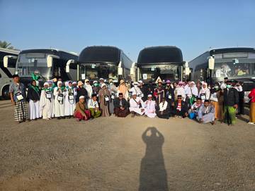 Jamaah Haji Sumenep Sehat dan Semangat Beribadah