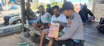 Polsek Giligenting Sumenep Sosialisasikan Dampak Judol