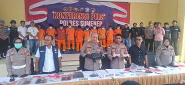 Dua Bulan, Polres Sumenep Ungkap Belasan Kasus