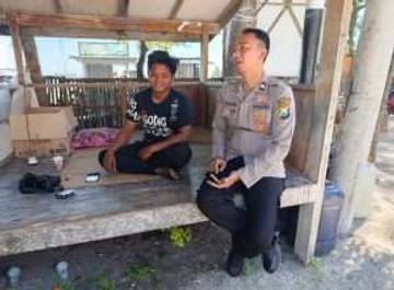 Polsek Giligenting Aktif Sambang Warga Jaga Kamtibmas