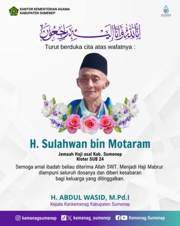 Jelang Pulang, Jemaah Haji Asal Sumenep Meninggal Dunia 