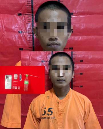 Budak Sabu Asal Gapura Terancam 20 Tahun Penjara