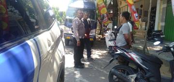 Patroli Satlantas Sumenep Tertibkan Sopir Truk
