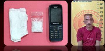 Pengedar Sabu Ditangkap di Pamolokan Terancam 20 Tahun