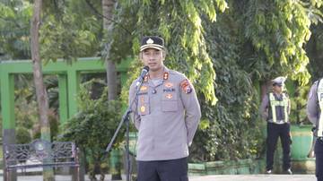 Kapolres Sumenep Cek Disiplin Personel Satlantas