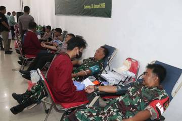 ​Persit Kodim Sumenep Gelar Donor Darah, Wujud Kepedulian