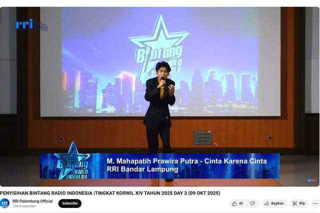 Audisi Bintang Radio Korwil 14 Selesai Digelar
