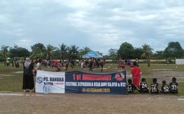 Klub SSB Antusias Tampil  di Anniversary PS Bangka ALL Star 