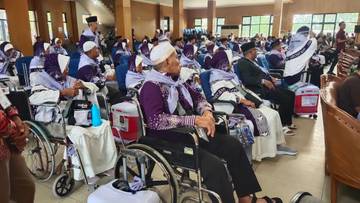 Kloter 6 JCH Babel mulai Masuk Asrama Haji 