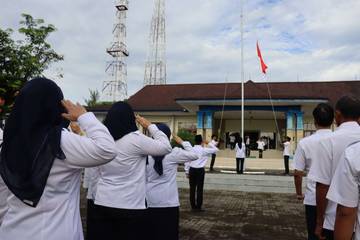 RRI Sungailiat Upacara Hari Lahir Pancasila 2025