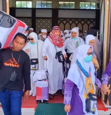 Kepulangan Jemaah Haji Bangka 20 dan 21 Juni