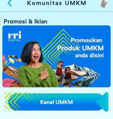 Optimalkan UMKM Anda Melalui Kanal RRI Digital
