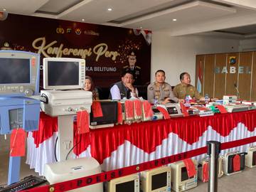 Pelaku Pencuri dan Penadah Ventilator RSUP Babel Ditangkap 
