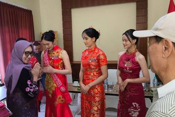 El John Menggelar Pemilihan Miss Chinese Indonesia Babel