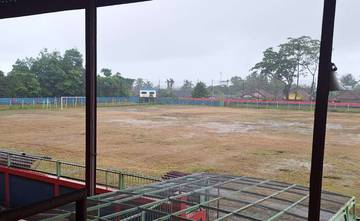 Renovasi Sebabkan Stadion Orom Sungailiat tanpa Akfivitas