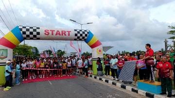 Seribu Lebih Peserta Ikuti KM Run 2025