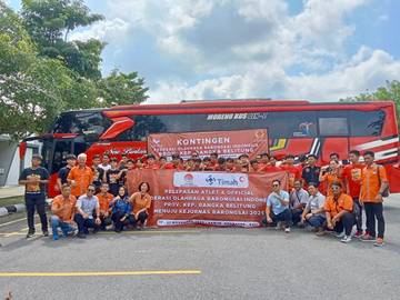FOBI Babel Lepas Kontingen ke Kejurnas Barongsai 