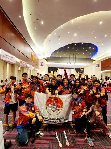 Bangka Belitung Unjuk Prestasi di Kejurnas Barongsai 2025